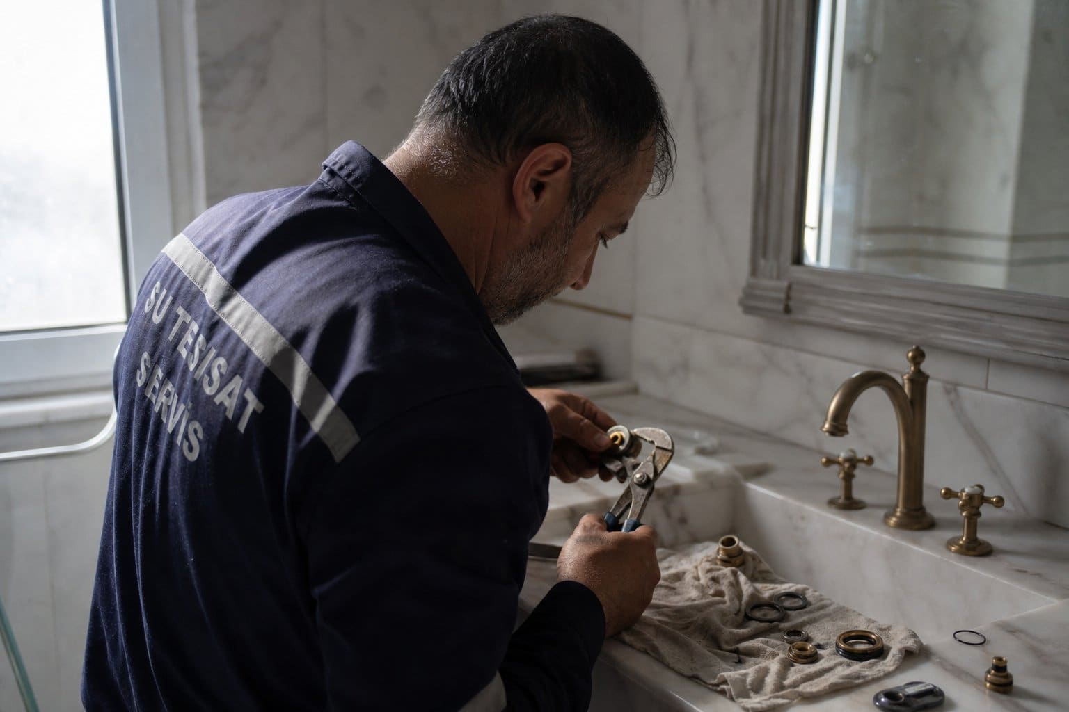 Banyo musluk tamiri | Alanya Su Tesisatçısı | Antalya Su Tesisat
