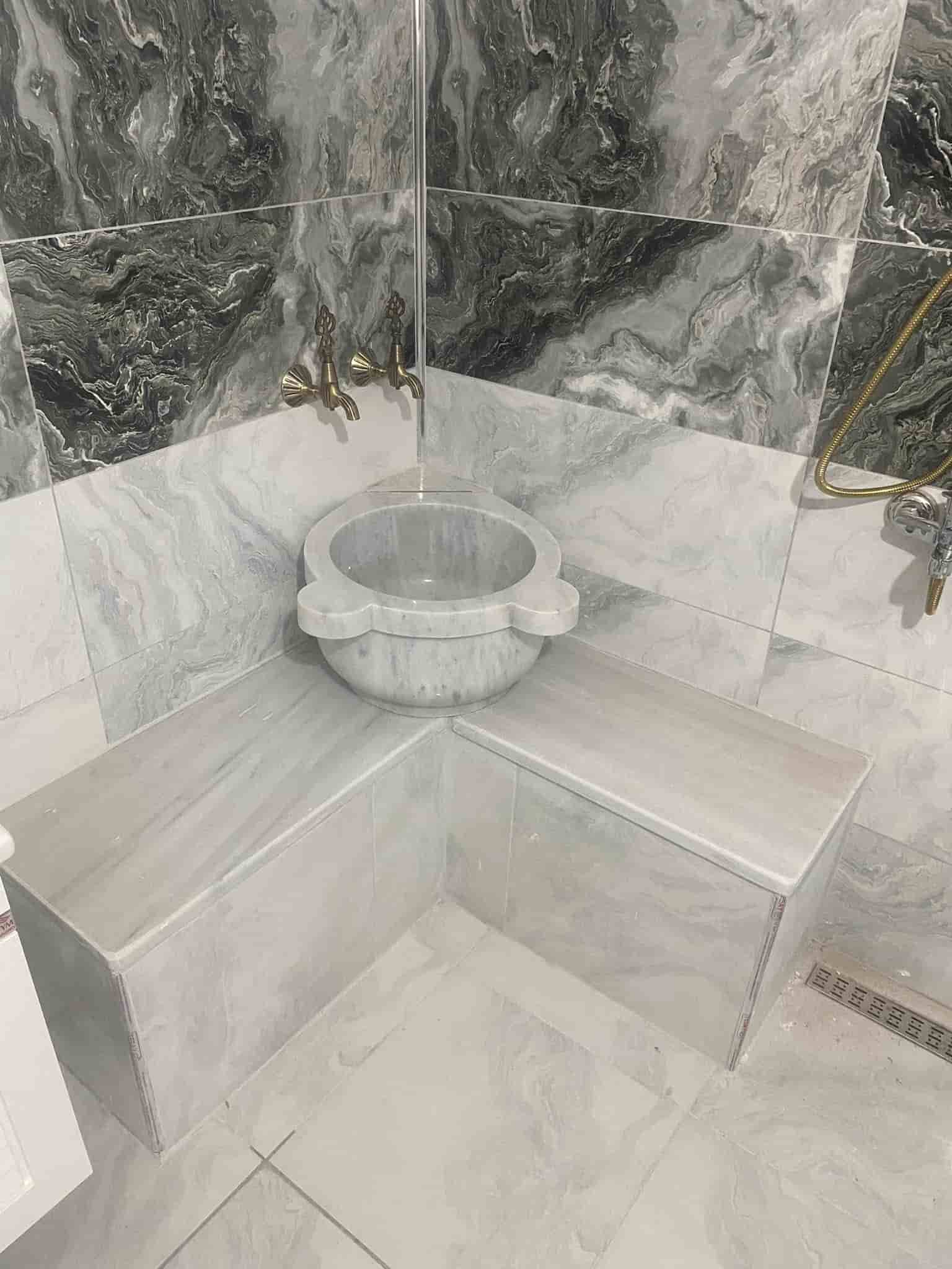 Fayansli zeminde banyo gideri | Antalya Su Tesisat