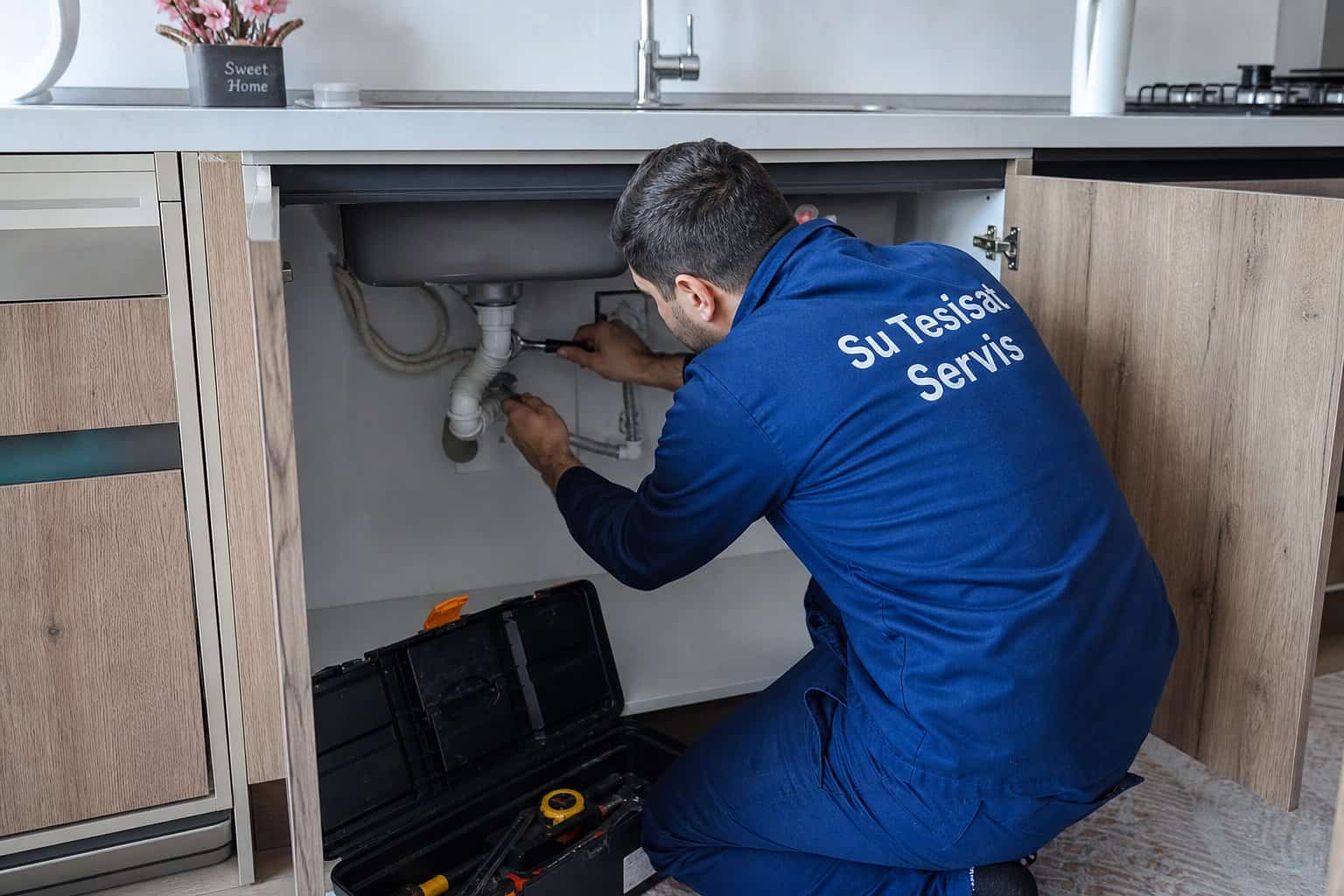 Lavabo alti boru tamiri | Antalya Su Tesisat