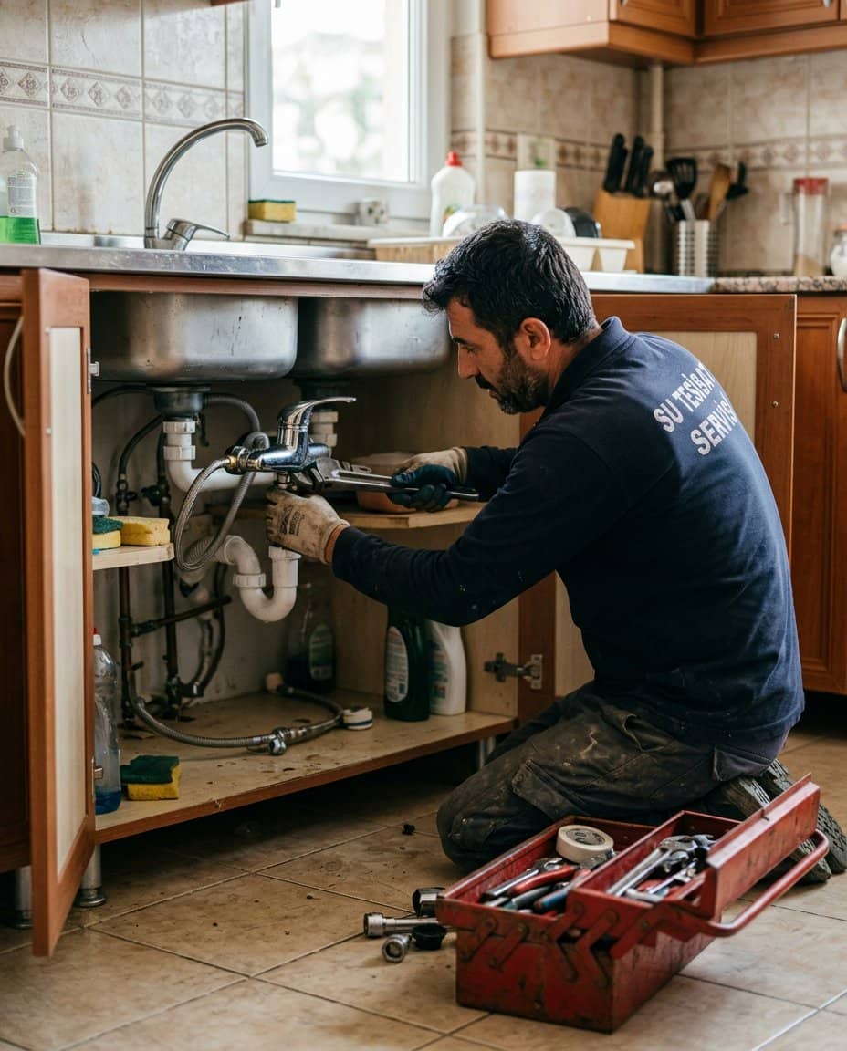 Lavabo alti tamiri | Korkuteli Su Tesisatçısı | Antalya Su Tesisat